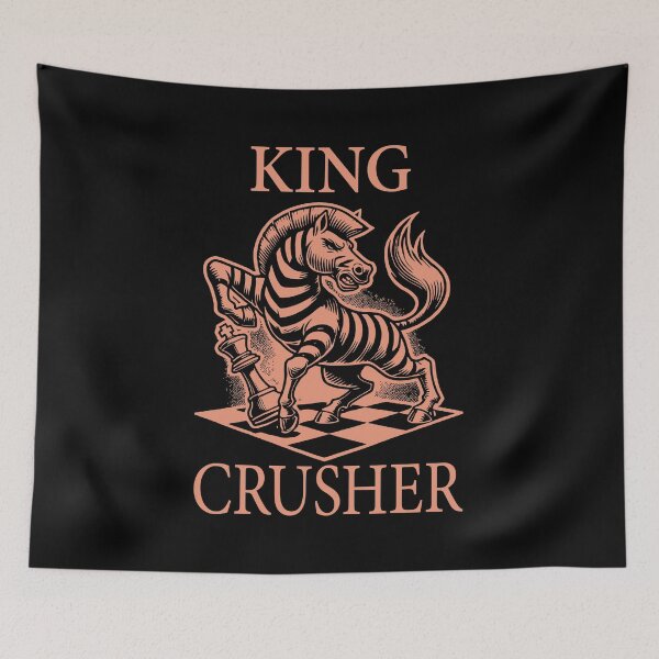 Item preview, King Crusher Chess Dark Salmon designed and sold by Soulemotion.