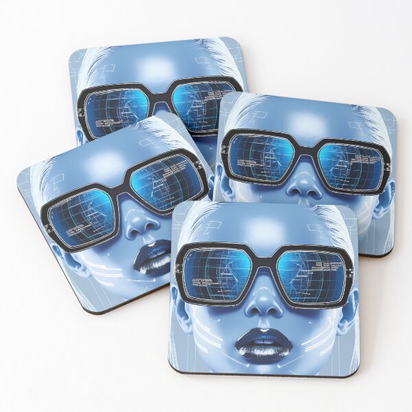 Item preview, Futuristic Cyber-punk Woman designed and sold by SparroCreative.