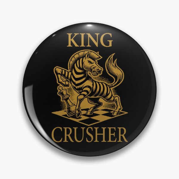 Item preview, King Crusher Chess Dark Goldenrod designed and sold by Soulemotion.