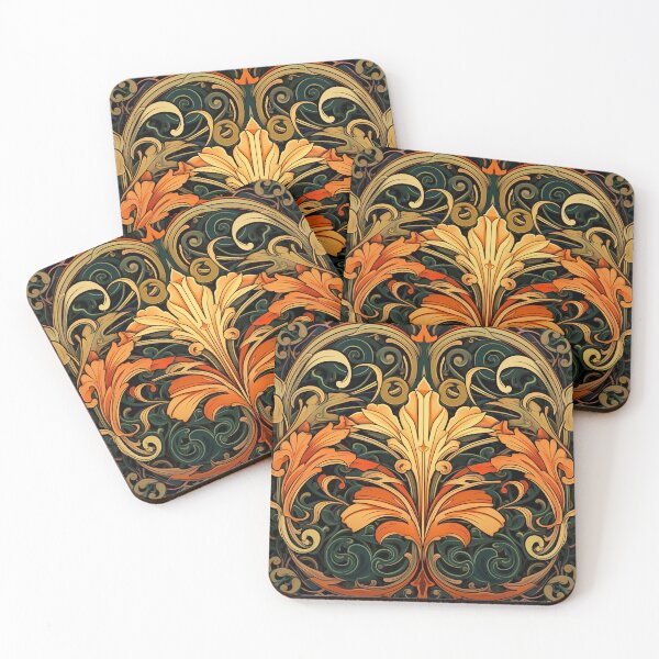Item preview, Art Nouveau Art Nouveau Floral Nature Plant designed and sold by ArtHouseNiklas.