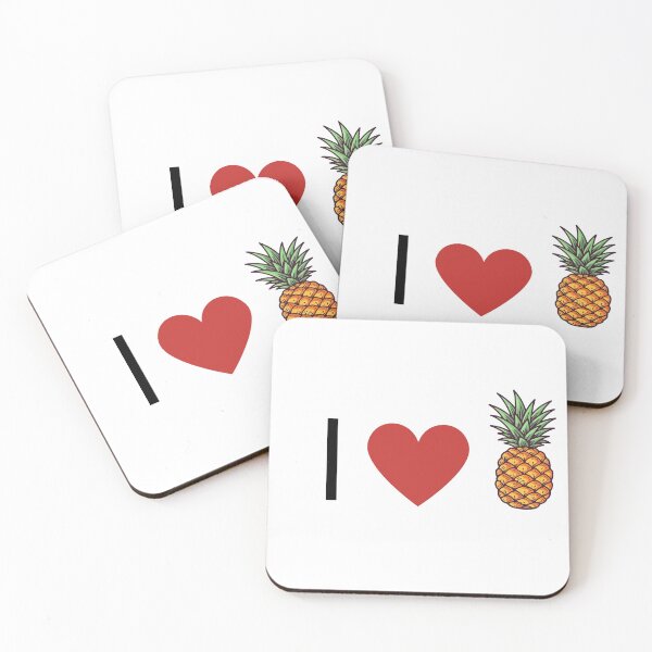 Item preview, I love pineapple  designed and sold by Desingestore.
