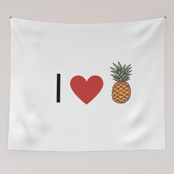 Item preview, I love pineapple  designed and sold by Desingestore.