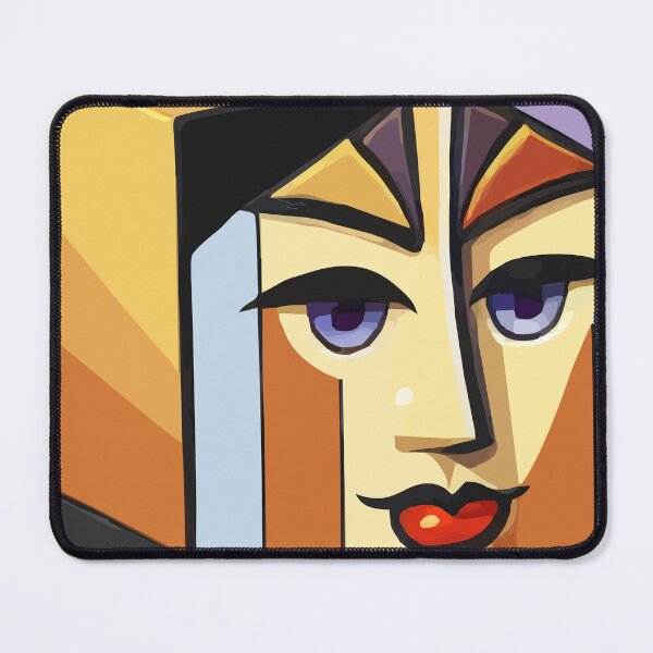 Item preview, cubist emoji designed and sold by Andre Faubert.