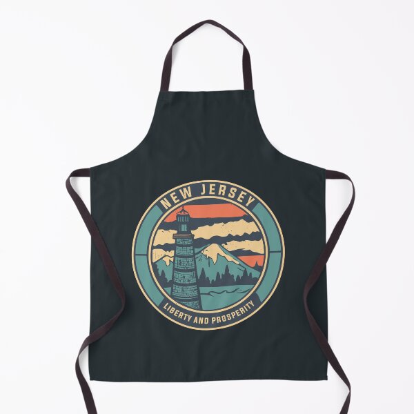 Item preview, New Jersey - Vintage Sunset - Colorful Illustration designed and sold by Amazing States of America.