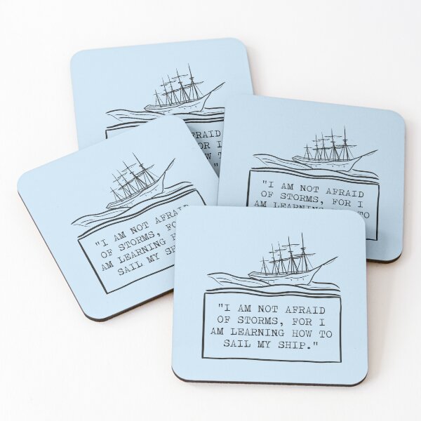Item preview, I Am Not Afraid of Storms designed and sold by WilfredsWords.