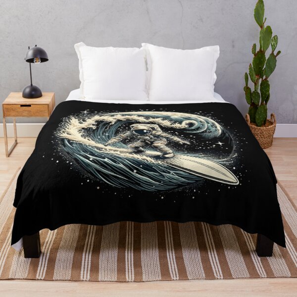 Item preview, Astronaut Surfing Surfer Surfing Gift designed and sold by Pineapple-Tree.