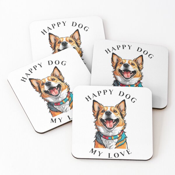 Item preview, happy dog designed and sold by Farzad Parhizkar.