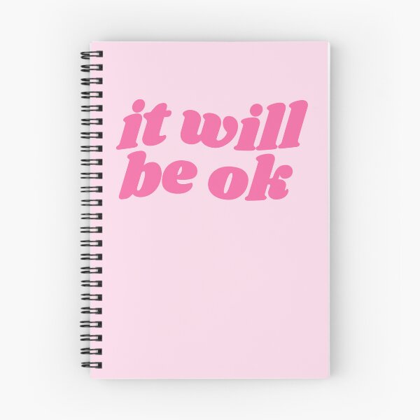 Item preview, It will be ok - pink quote designed and sold by Cre8iveCat.