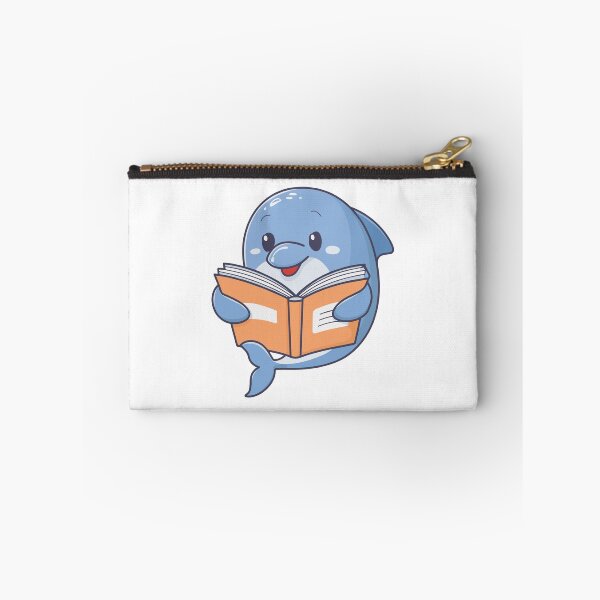 Item preview, Cute dolphin reading a book designed and sold by rasagamastore.