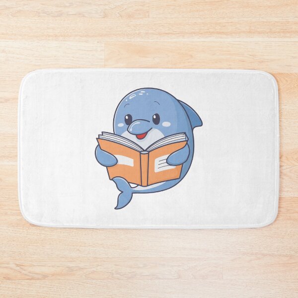 Item preview, Cute dolphin reading a book designed and sold by rasagamastore.