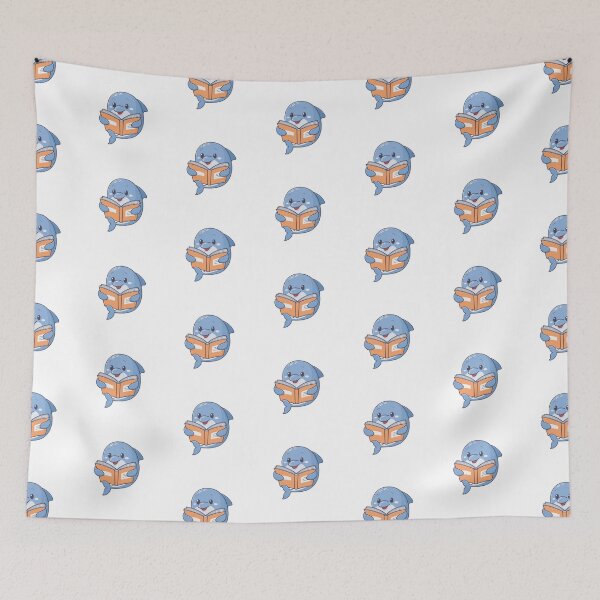 Item preview, Cute dolphin reading a book designed and sold by rasagamastore.