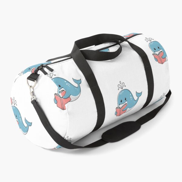 Item preview, cute whale reading a book designed and sold by rasagamastore.