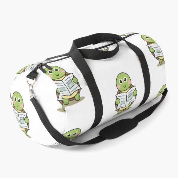 Item preview, cute turtle reading a newspaper designed and sold by rasagamastore.