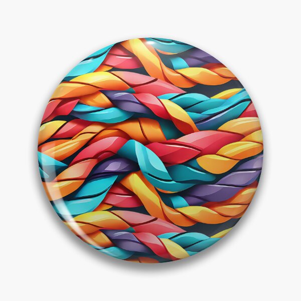 Item preview, Colorful rope braids with contrasting hues for a playful and artistic designed and sold by Tchoice.