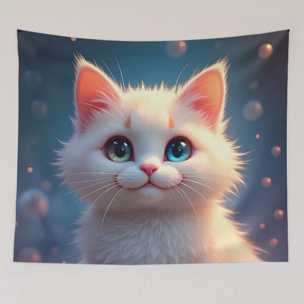 Item preview, Cute Bowie Cat designed and sold by SoniaSarkali.