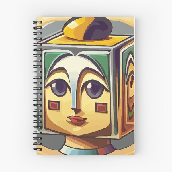 Item preview, cubist emoji designed and sold by Andre Faubert.