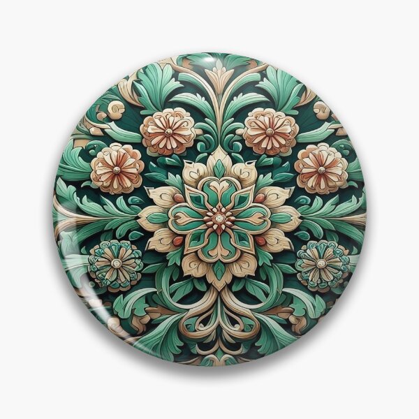 Item preview, Green Antique Turkish tile designed and sold by Dshoppin.