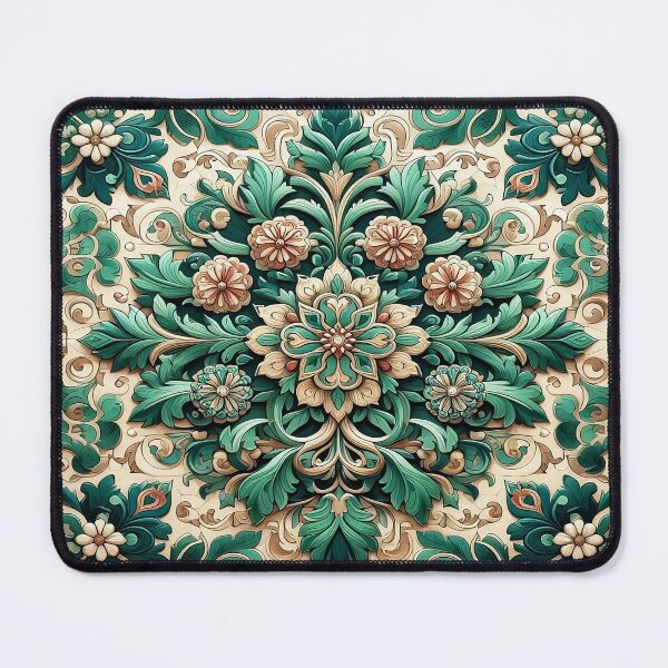 Item preview, Green Antique Turkish tile designed and sold by Dshoppin.