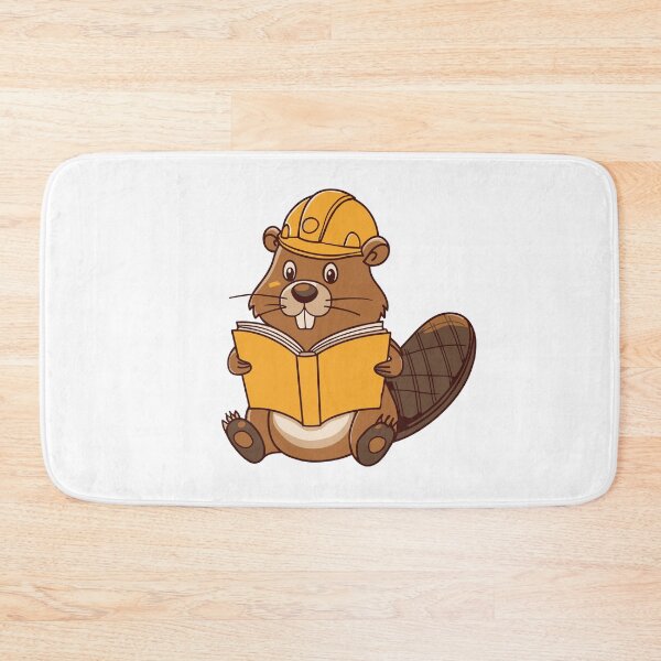 Item preview, cute beaver reading a book designed and sold by rasagamastore.