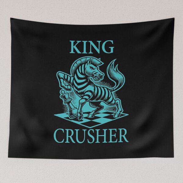 Item preview, King Crusher Chess Dark Turquoise designed and sold by Soulemotion.