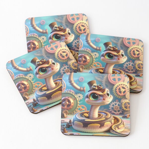 Item preview, Steampunk Ball Python designed and sold by Sillytoe.