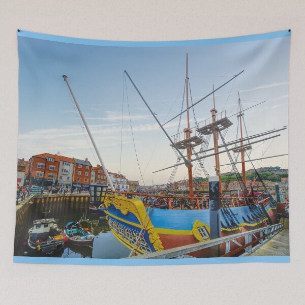 Item preview, Whitby Harbour View designed and sold by Alisonchambers2.