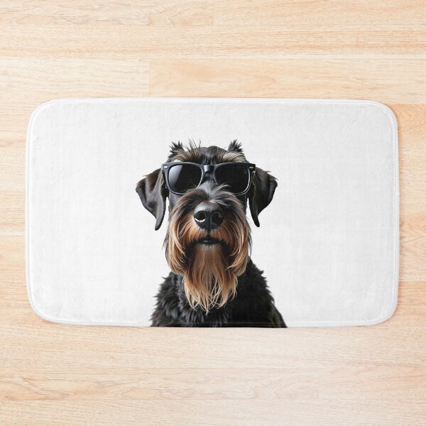 Item preview, Funny cool Giant Schnauzer dog wearing sunglasses designed and sold by LazyOwlStore.