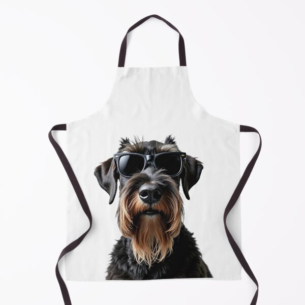Item preview, Funny cool Giant Schnauzer dog wearing sunglasses designed and sold by LazyOwlStore.