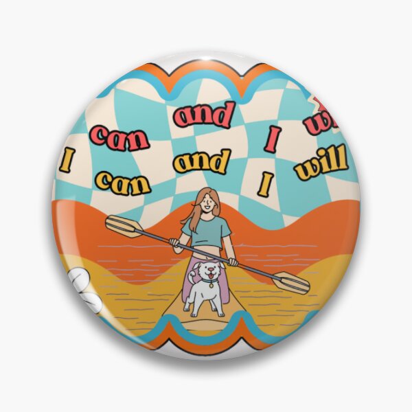 Item preview, I Can and I Will Groovy Affirmation Sticker designed and sold by cncore.