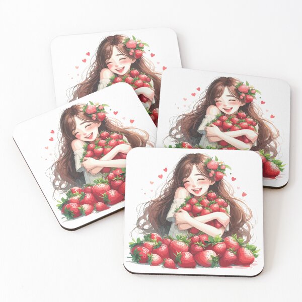 Item preview, Strawberry Girl Strawberries Gift designed and sold by Pineapple-Tree.