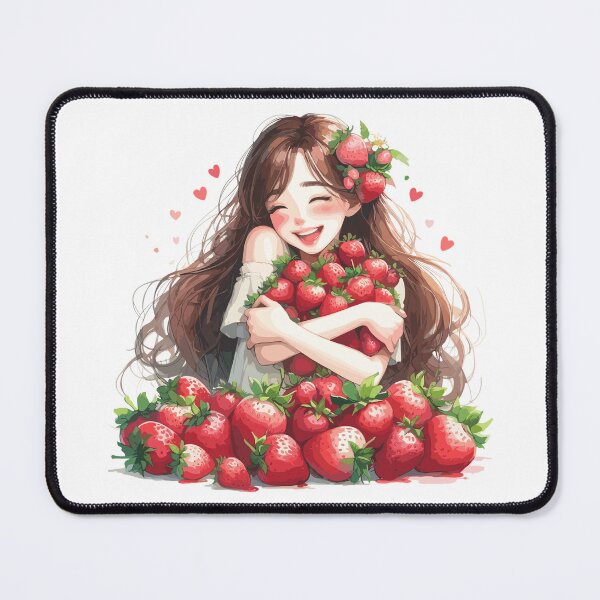 Item preview, Strawberry Girl Strawberries Gift designed and sold by Pineapple-Tree.