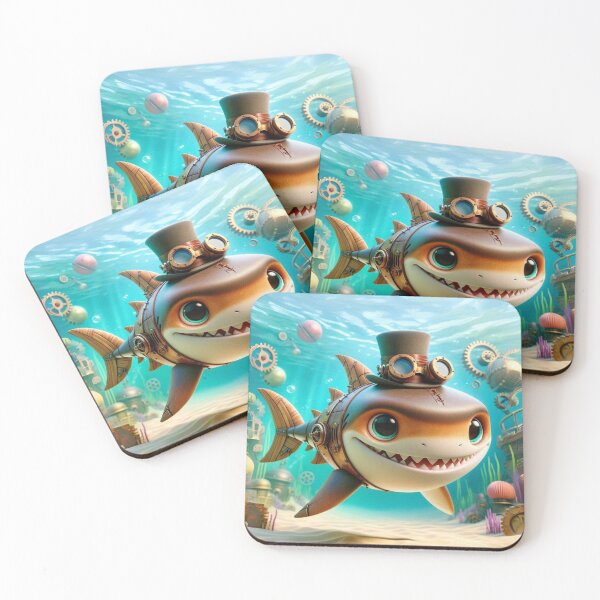 Item preview, Steampunk Bamboo Shark designed and sold by Sillytoe.