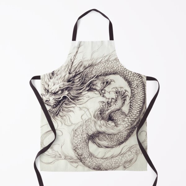 Item preview, Black and white Chinese Dragon designed and sold by Pencil-Art.
