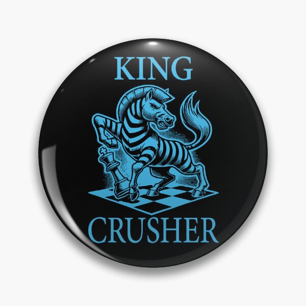 Item preview, King Crusher Chess Deep Sky Blue designed and sold by Soulemotion.
