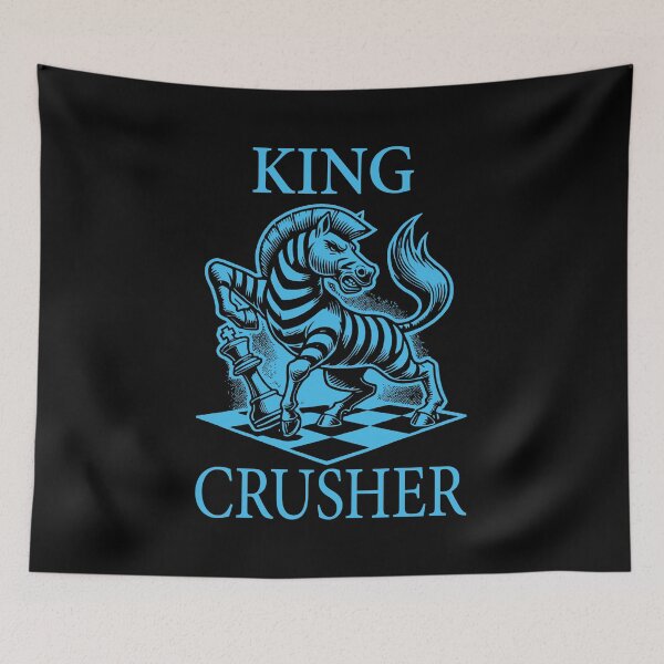 Item preview, King Crusher Chess Deep Sky Blue designed and sold by Soulemotion.
