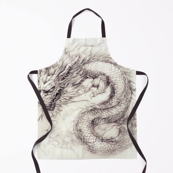 Item preview, Black and white Chinese Dragon designed and sold by Pencil-Art.