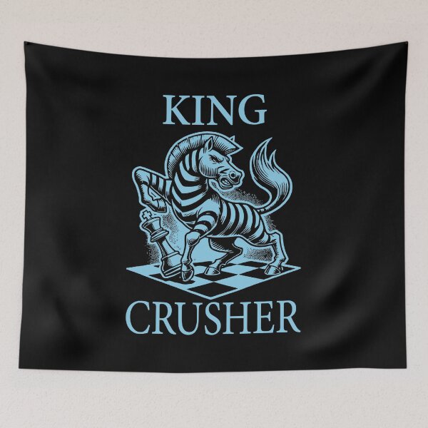 Item preview, King Crusher Chess Sky Blue designed and sold by Soulemotion.
