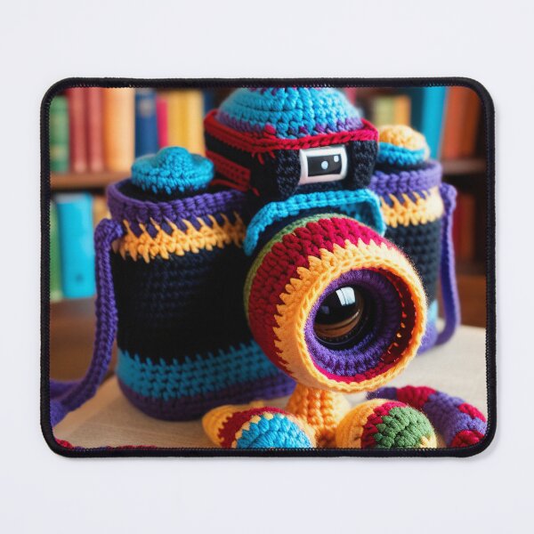 Item preview, a knitted camera 2 designed and sold by editattire.