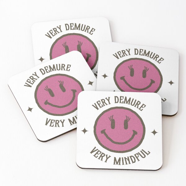 Item preview, Very Demure, Very Mindful - Aesthetic Vintage Pink Smiley Face  designed and sold by thereallama.