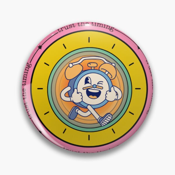 Item preview, Trust the Timing Groovy Affirmation Sticker designed and sold by cncore.