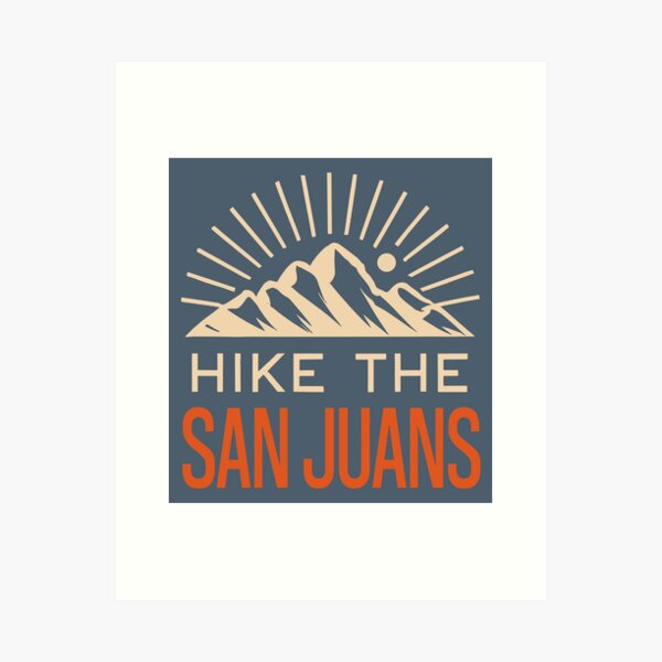 Aperçu de l'œuvre Randonnée dans les montagnes de San Juan Sunburst créée et vendue par Esskay Designs.