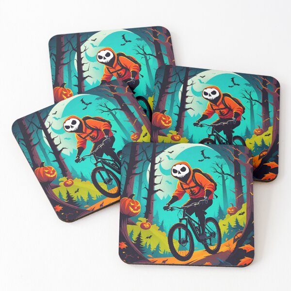 Item preview, Haunted Forest MTB Ride with Spooky Creatures designed and sold by GrizzlyCollective.