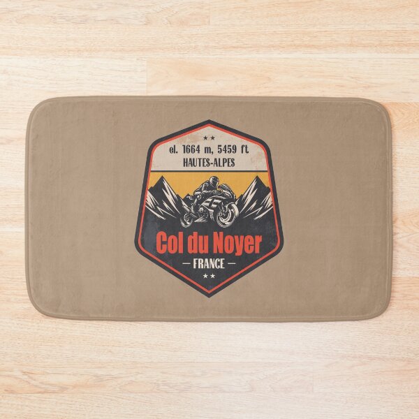 Item preview, Col du Noyer France Motorcycling Mountain Design designed and sold by CynthiaGraphics.