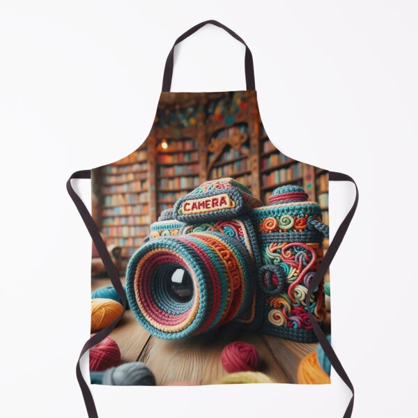 Item preview, a knitted camera 3 designed and sold by editattire.