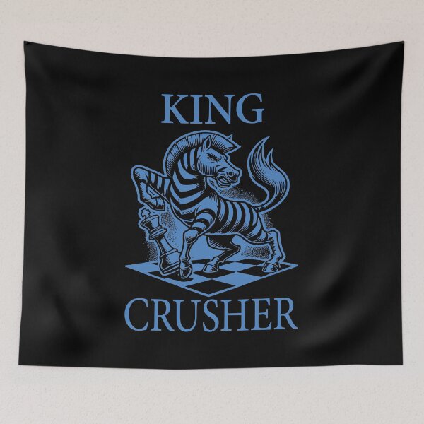 Item preview, King Crusher Chess Dodger Blue designed and sold by Soulemotion.
