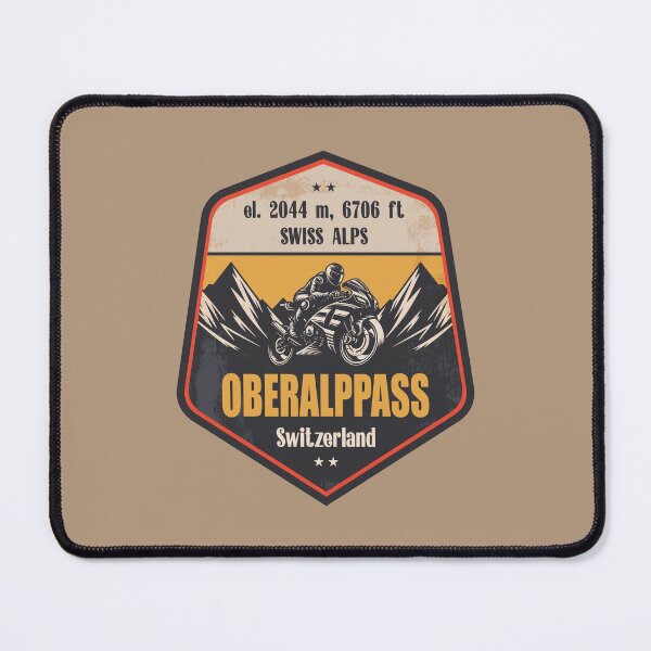 Item preview, Oberalp Pass Switzerland Motorcycling Mountain Design designed and sold by CynthiaGraphics.