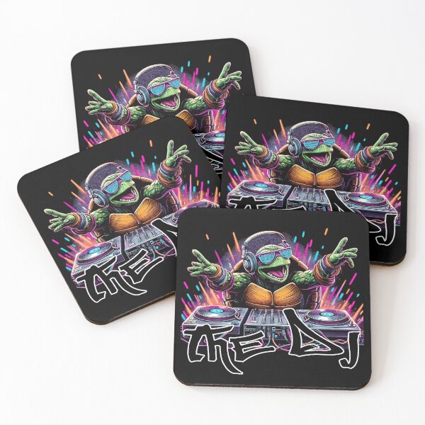 Item preview, Turtle The DJ Music Gift designed and sold by Pineapple-Tree.