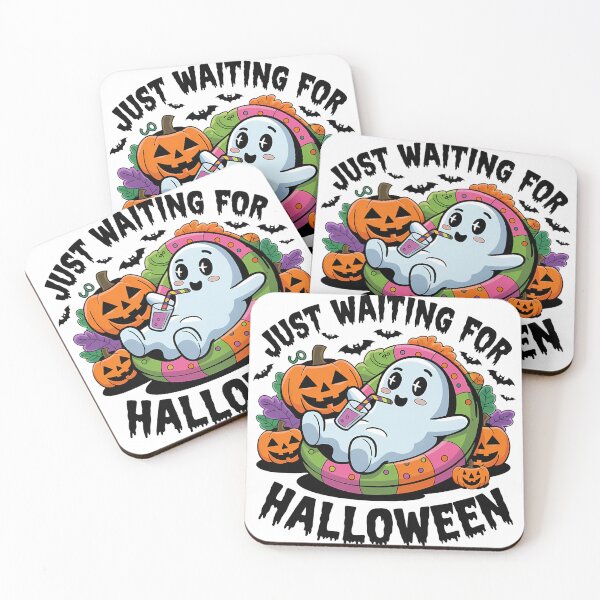 Item preview, Just Waiting For Halloween Cute Ghost T-Shirt designed and sold by VioladesignByRW.