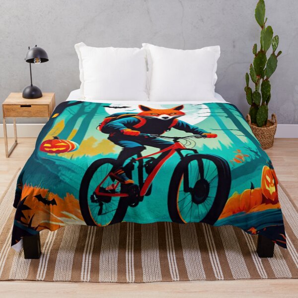 Item preview, Spooky Fox Night Ride in Haunted Forest designed and sold by GrizzlyCollective.