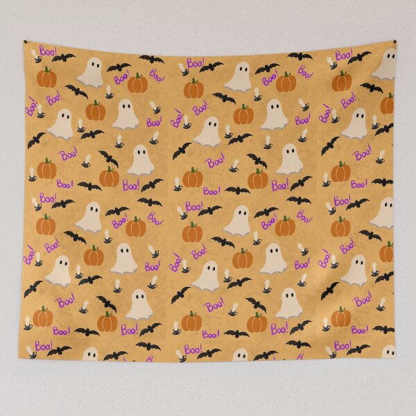 Item preview, Halloween ghosts & bats designed and sold by Etkennedy.